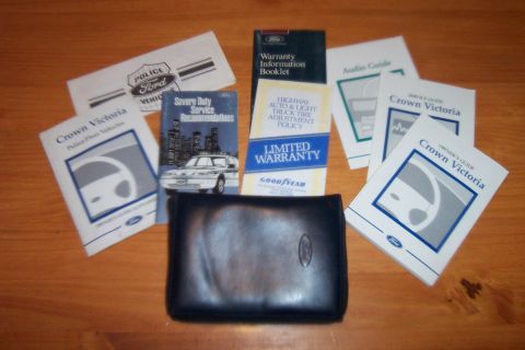 1998 Ford Crown Victoria - Collection of Ford Crown Victoria owner's manuals and related documents, including warranty and service information.