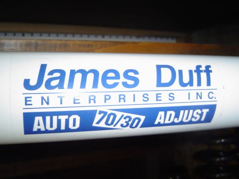 1989 Ford Bronco - Sticker on one of my shocks..15" travel!