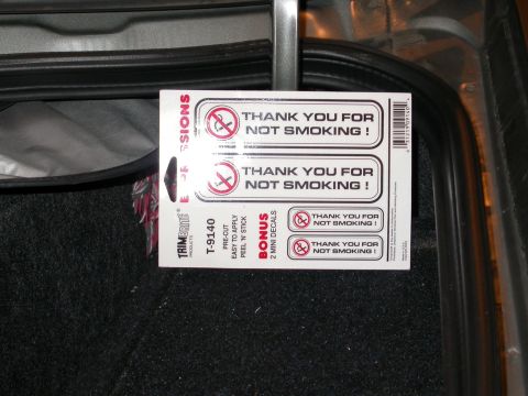 2001 Ford Crown Victoria - New Window Clings