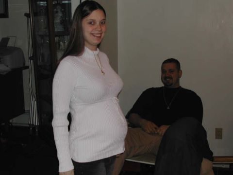1994 Ford Probe - my wife @ 8mon prego
