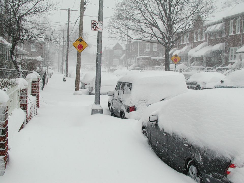 Down the street...