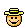 1968 Ford Mustang - Icon of a smiley face with a hat.