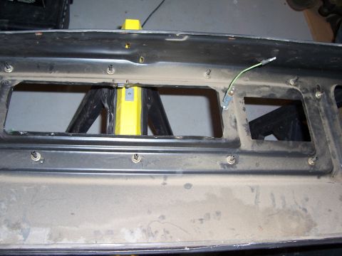 1978 Ford Bronco - This is a part of a vehicle's dashboard, likely removed for repair or modification.