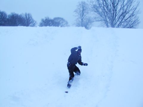 1992 Ford Taurus - So I went snowboarding... in NYC??