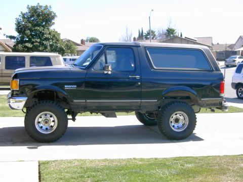 1988 Ford Bronco - This 1988 Ford Bronco is shown with a lift kit installed.