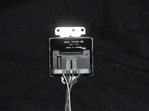 1991 Ford LTD Crown Victoria - This electronic control module has part number E3AF-100929-AB and is marked as made in Canada.