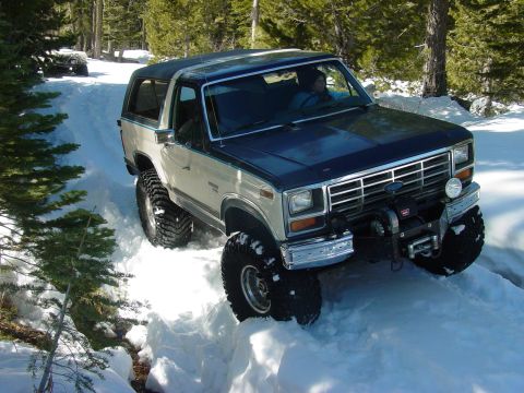 1986 Ford Bronco - me taking the same route
