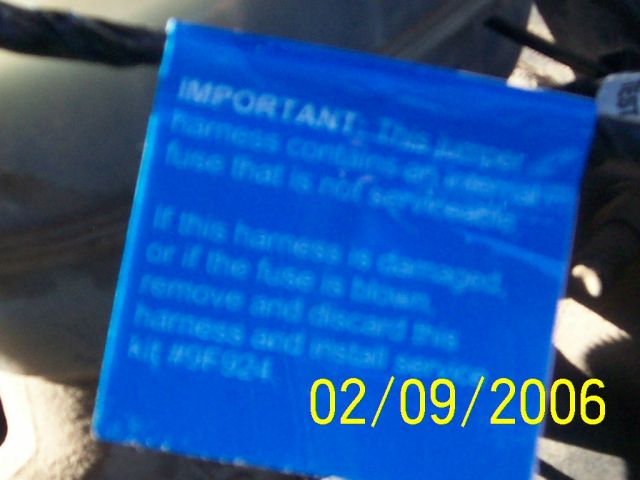 WARNING LABEL!