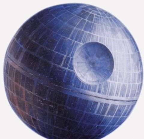 1985 Ford Bronco - The Death Star, a massive spherical space station, is depicted in this image.