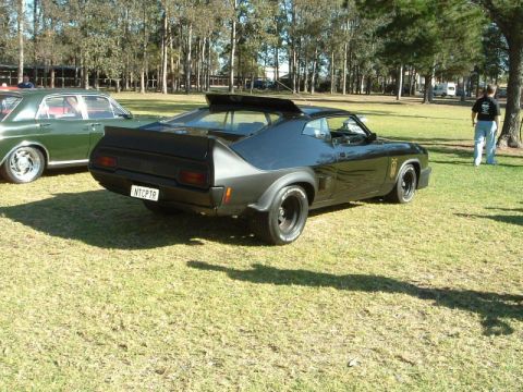 1972 Ford Ranchero - Custom 1972 Ford Ranchero coupe with a distinctive spoiler and custom wheels.