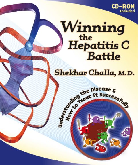 1991 Ford Bronco - Book cover titled 'Winning the Hepatitis C Battle' by Shekhar Challa, M.D. includes a CD-ROM.