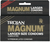 1991 Ford Bronco - A box of Trojan Magnum condoms is shown, advertising larger size and lubrication.