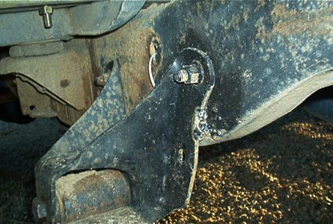1986 Ford Bronco - I broke the weld on my rear leaf drivers side front hanger and bent the hanger some. I had a feeling this would happen sooner or later with…