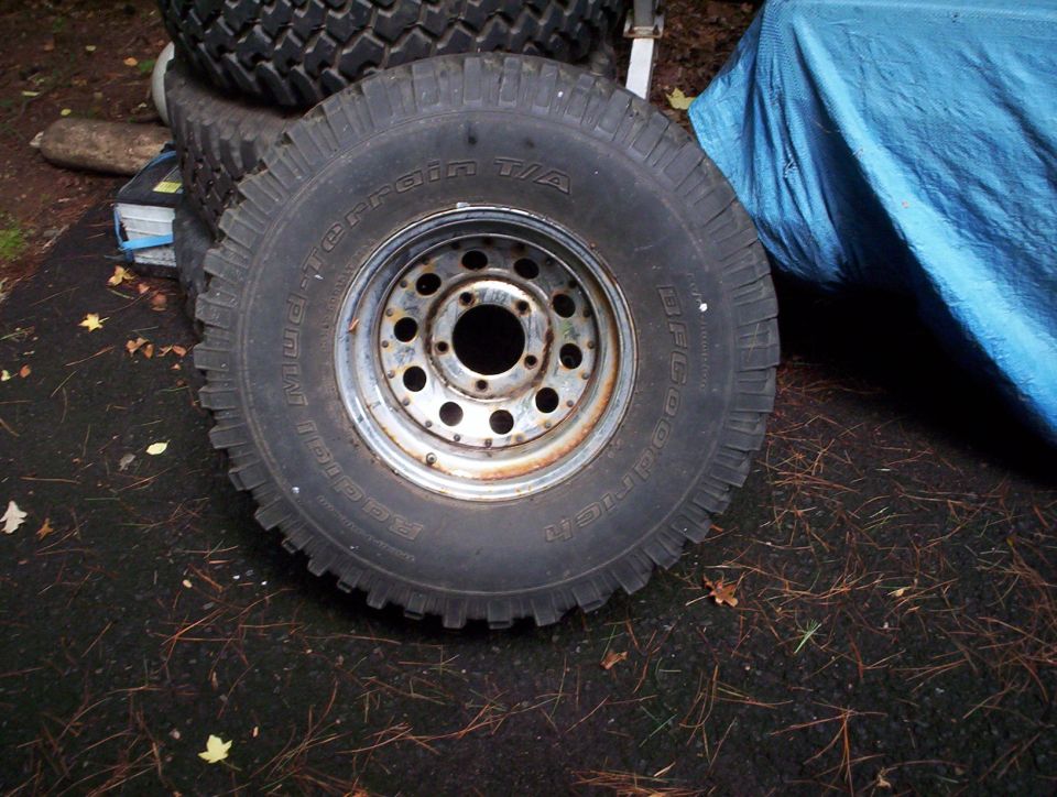 BFGoodrich Mud-Terrain T/A tire on a rim