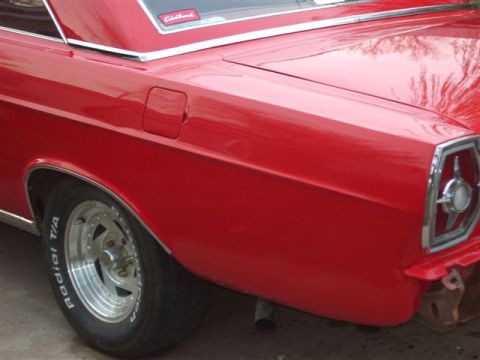 1965 Ford Galaxie - The drivers side rear quarter panel that was fixed.