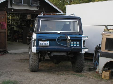 1966 Ford Bronco - backed out....