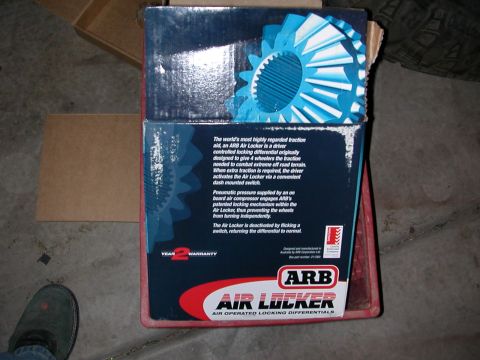 1984 Ford Bronco - Box for an ARB Air Locker, an air-operated locking differential for off-road vehicles.