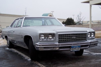 1972 Ford Ranchero - The front grille and headlight design clearly indicate a 1974 Chevrolet Impala, not a 1972 Ford Ranchero.