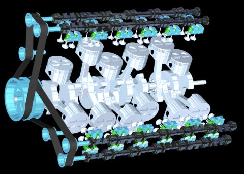 1994 Ford Probe - V12 engine internals