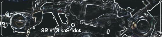 Engine part with text 92 s13 ka24det