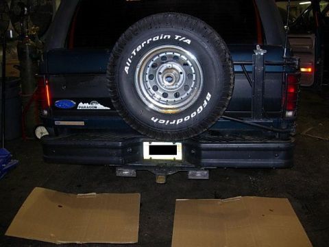 1993 Ford Bronco - Old Bumper, on Bronco