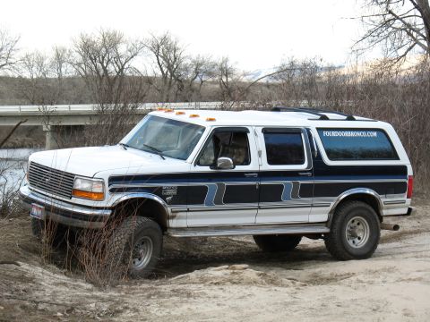1994 Ford C-350 (Centurion Conversions) - House was right next to the river. Used to get ice jams that would pile up 10-12' high against the bridge.