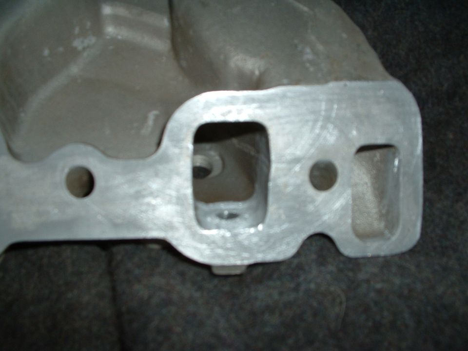 Here's the runner with the injector bung shaped properly, just not polished yet.