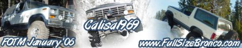 1996 Ford Bronco - Multiple Ford Broncos are shown in snowy terrain, with one climbing a large snowdrift.