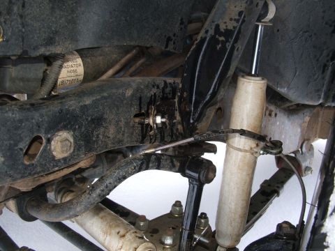 1983 Jeep CJ7 - One of two broken brake lines