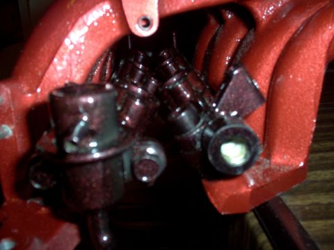 1994 Ford Probe - Intake manifold and fuel injectors shown in detail.