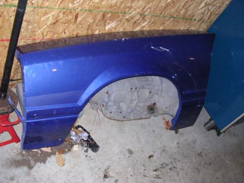 1988 Ford Mustang - Left fender.