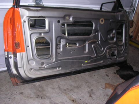 1988 Ford Mustang - Rust free door for driver side. Got both doors for $40 on ebay. Had to pick them up though.