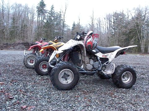2003 Suzuki LTZ400 - My Z, along with my friends EX's.