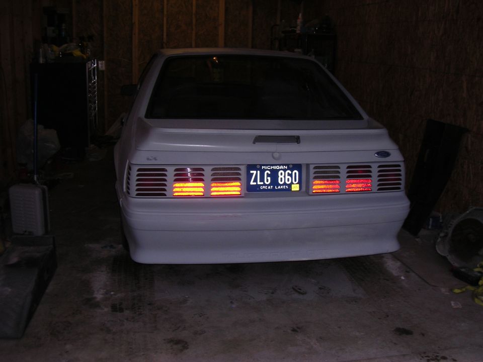 The third brake light is in the apartment.