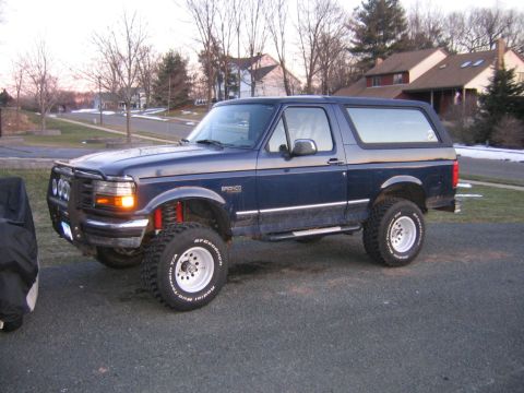 1994 Ford Bronco - This 1994 Ford Bronco is equipped with BFGoodrich Mud-Terrain tires and a custom front grille guard.