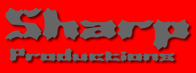 1993 Ford Taurus - Logo for Sharp Productions displayed on a red background.