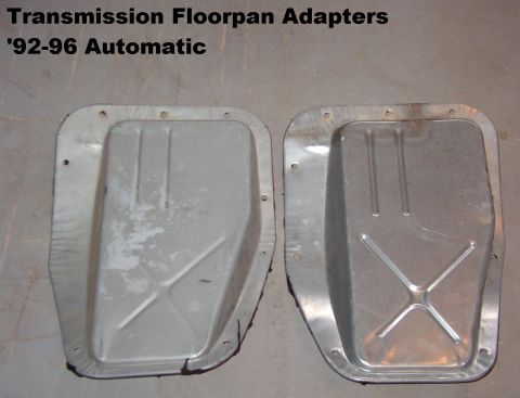 1983 Ford Bronco - Transmission Covers from '92-96 4WD automatic trucks. Will fit all '80-96 floorpans, but '80-91 carpet & t-case shifter boot may not fit ri…