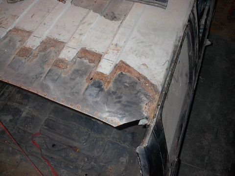 1990 Ford C-350 (Centurion Conversions) - old roof section removed