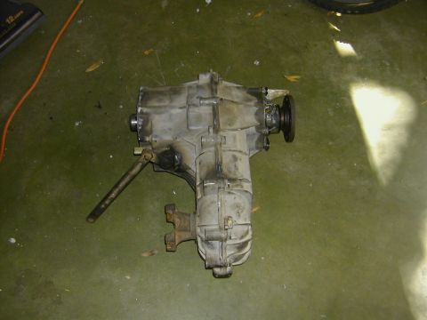 1993 Ford Bronco - This is a transfer case, likely removed from a vehicle for repair or modification.