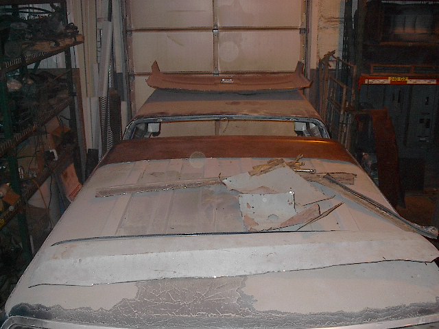Fit new roof section