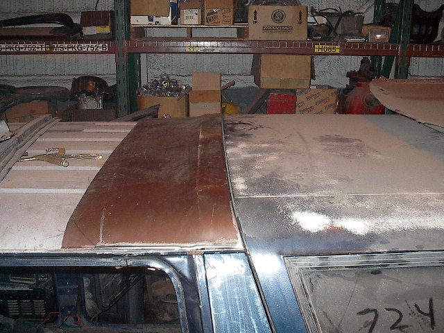 fit new roof section
