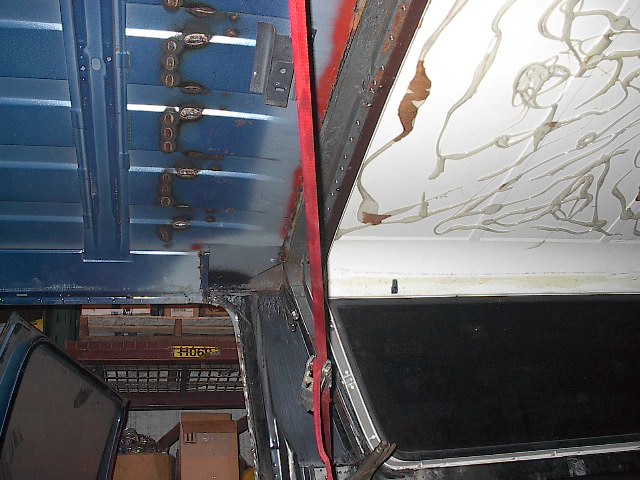 fit new roof section