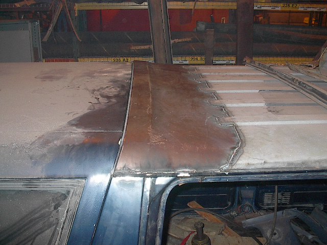 new roof section welded in