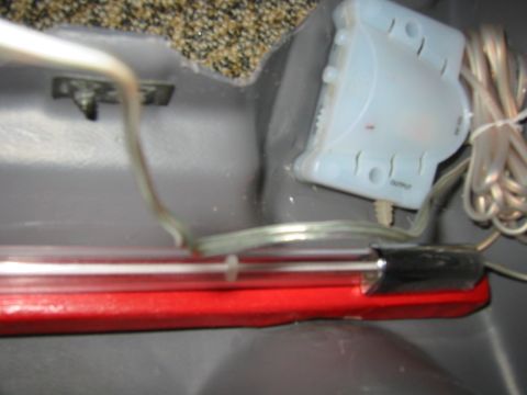 1995 Ford Bronco - where i put a neon. that's on the roof of the center console between the latch and the cup holders. i had the light laying around from my o…