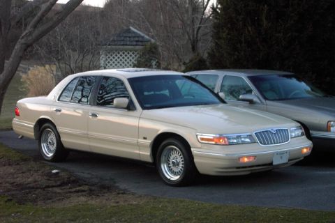 1996 Mercury Grand Marquis - Front side shot - 2-23-06