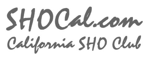 1993 Ford Taurus - This image displays the SHOCal.com California SHO Club logo in a stylized font.