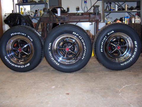 1971 Ford Torino - Three out of four wheels and tires from Summit Racing were acceptable quality.