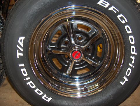 1971 Ford Torino - Wheels are marketed by Wheel Vintiques. I was surprised at the quality chrome.