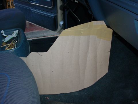 1986 Ford Bronco - As usual, first thing is to make some templates. Templates need no much precision because you only use them to cut the piece of polyurethan…