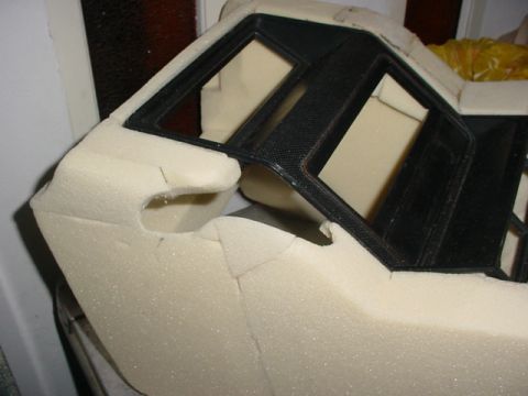 1986 Ford Bronco - You can see in the pictures the different parts I bonded to obtain the final shape.